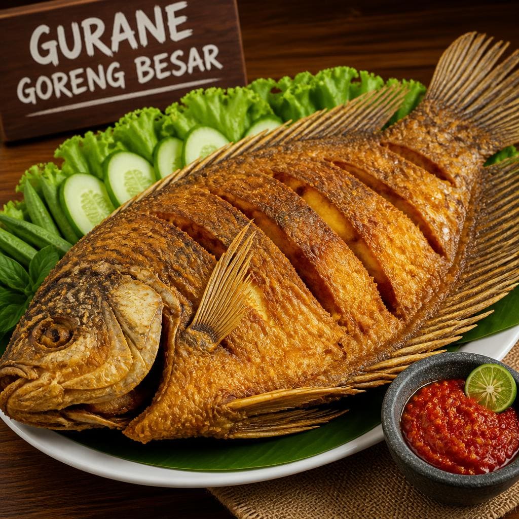 Gurane Goreng Besar di RM Bumi Aki